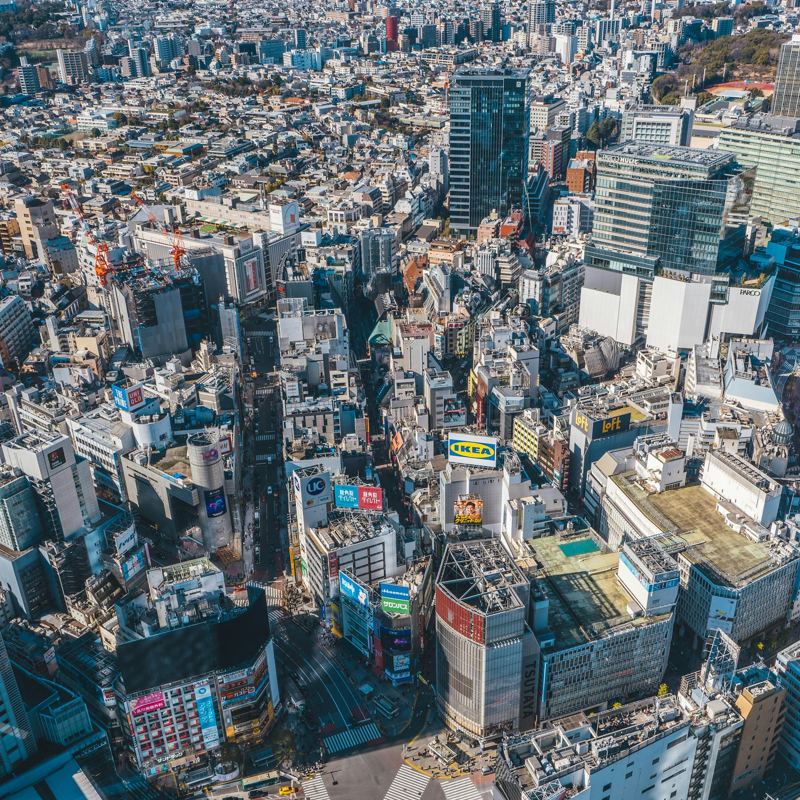 渋谷の街並み